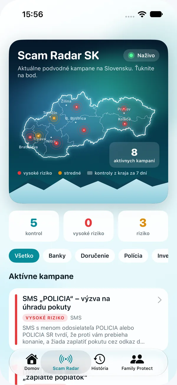 Scam Radar SK